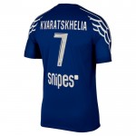 Günstige Fußballtrikots Paris Saint-Germain Kvaratskhelia 7 Fourth trikot 2024-25 Kurzarm